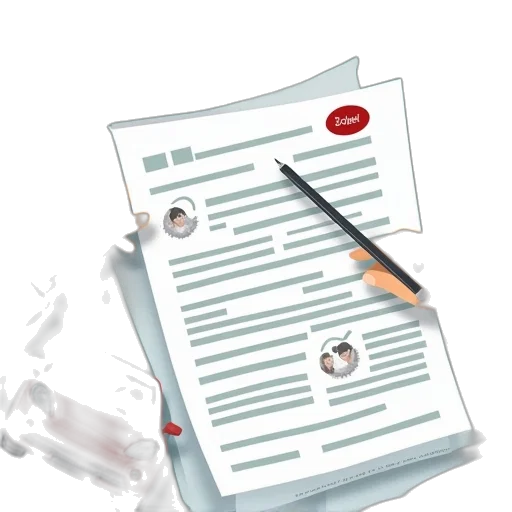 car, bill, sale, form, authorization, allows transparent PNG cut-out