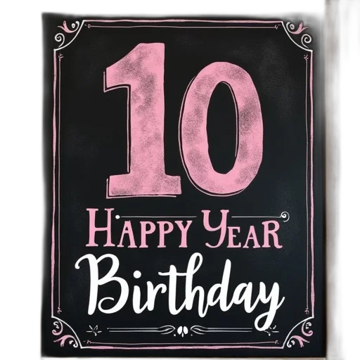 one, year, old, birthday transparent PNG cut-out