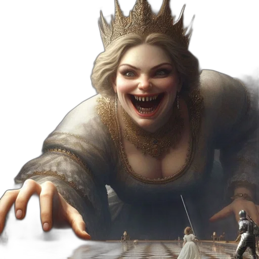 crown, face, concept art, fantasy art transparent PNG cut-out
