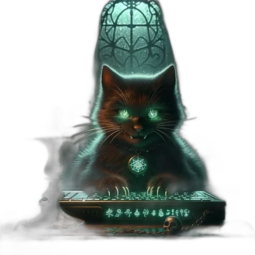 staff, crown, fantasy art, concept art, cyberpunk, pixel art, green, gothic transparent PNG cut-out