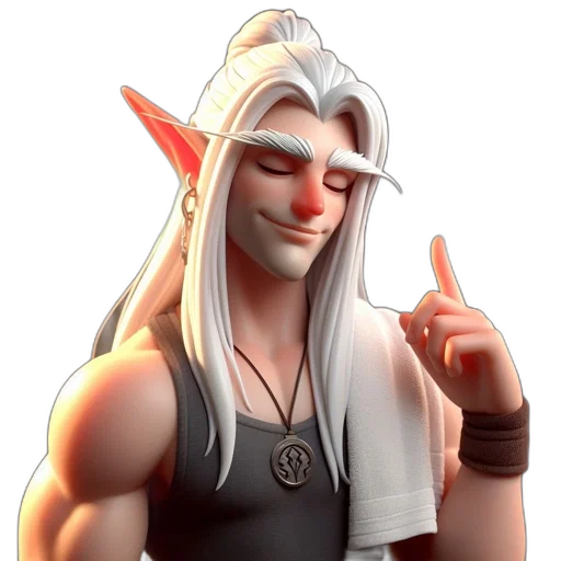 staff, face, dragon, fantasy art, concept art, 3d render, pixel art, elf-like transparent PNG cut-out