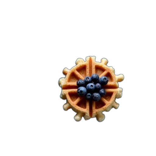 jewelry, flower, crown, food, 3d render, pixel art, photorealistic, blue transparent PNG cut-out