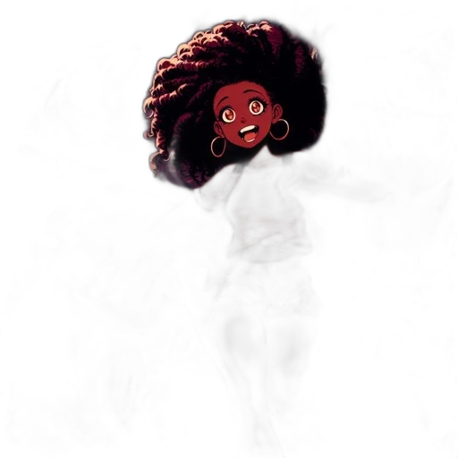 hair, crown, dress, face, concept art, cartoon, comic book art, 3d render transparent PNG cut-out