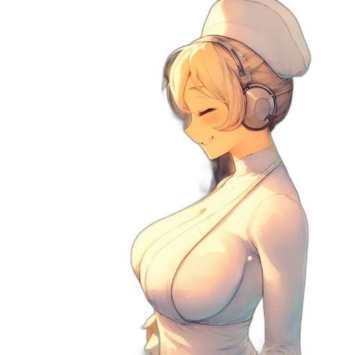 dress, staff, hat, crown, concept art, anime, pixel art, fantasy art transparent PNG cut-out
