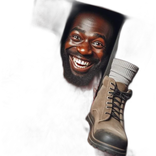 shoes, weapon, face, bottle, photorealistic, cartoon, concept art, watercolor transparent PNG cut-out
