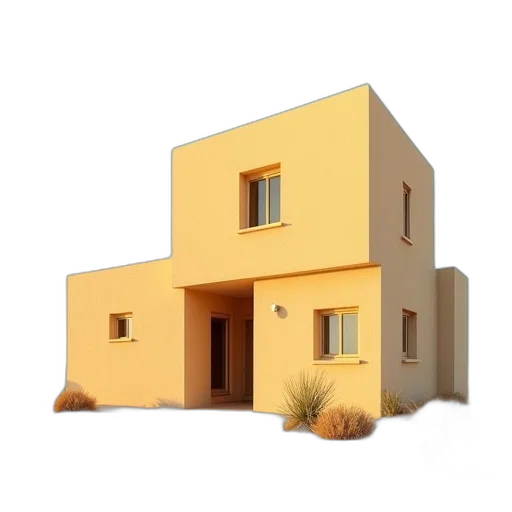building, furniture, 3d render, photorealistic, concept art, golden, pastel, earth tones transparent PNG cut-out