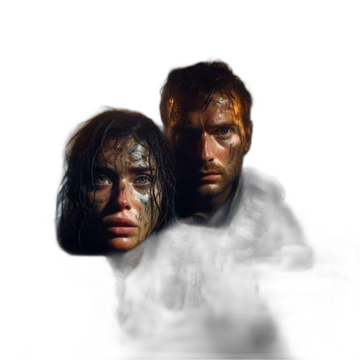 face, mask, jacket, concept art, photorealistic, fantasy art, pixel art, fog transparent PNG cut-out