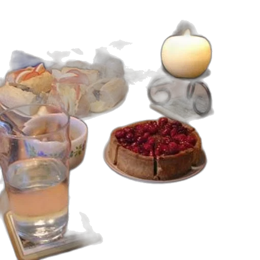food, 3d render, fire, earth tones, red, table, set, variety transparent PNG cut-out