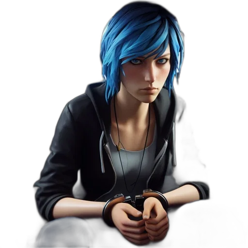 jacket, face, staff, concept art, photorealistic, fantasy art, 3d render, neon lights transparent PNG cut-out
