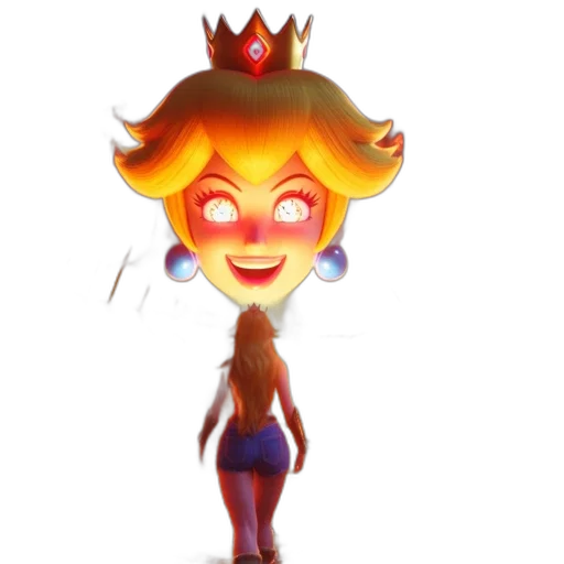 crown, staff, face, mask, concept art, 3d render, pixel art, fantasy art transparent PNG cut-out