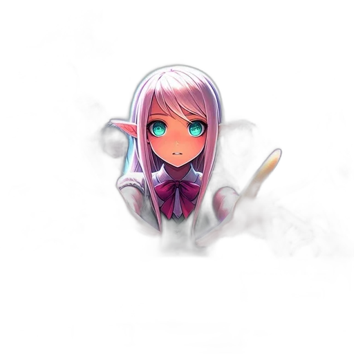 staff, weapon, dragon, sword, pixel art, fantasy art, anime, concept art transparent PNG cut-out