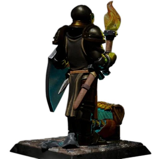 staff, sword, weapon, concept art, fantasy art, 3d render, dark, detailed transparent PNG cut-out
