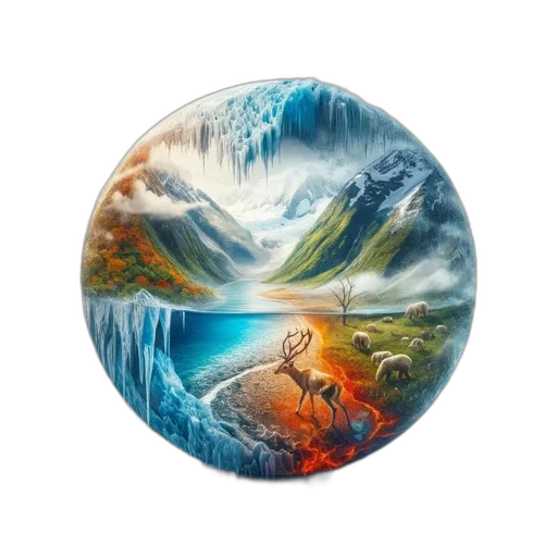 jacket, fantasy art, oil painting, concept art, photorealistic, outer space, globally, divided transparent PNG cut-out