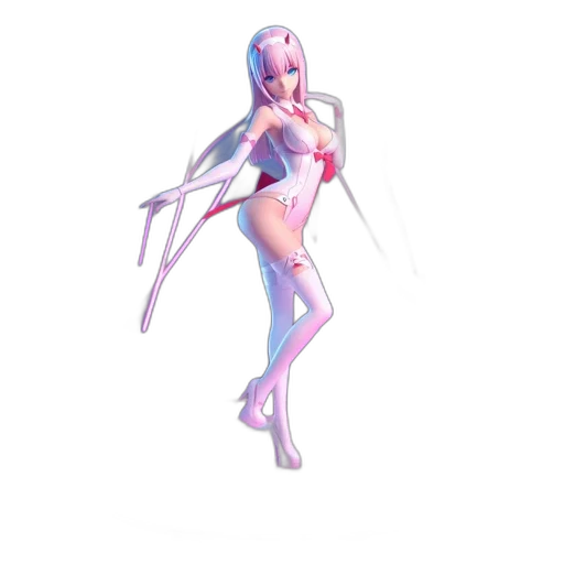 robot, creature, staff, dress, concept art, 3d render, pixel art, vaporwave transparent PNG cut-out