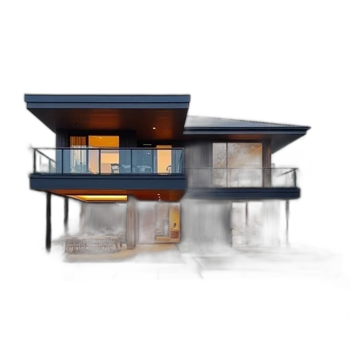 building, furniture, 3d render, concept art, photorealistic, pixel art, fog, contemporary transparent PNG cut-out