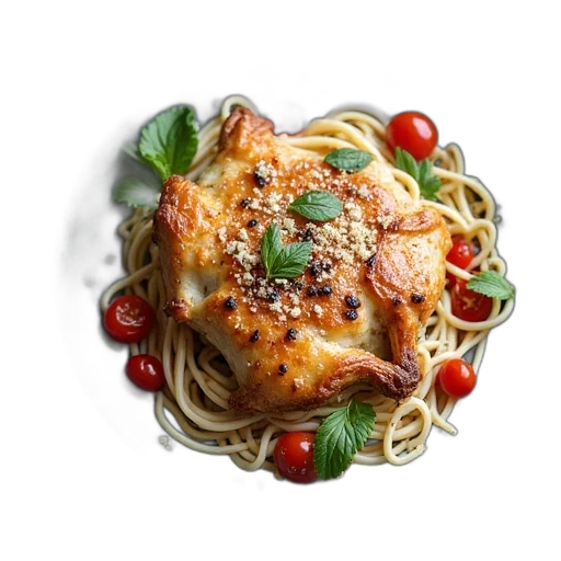 food, animal, photorealistic, 3d render transparent PNG cut-out