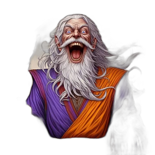 face, dragon, staff, fantasy art, concept art, pixel art, photorealistic, old transparent PNG cut-out