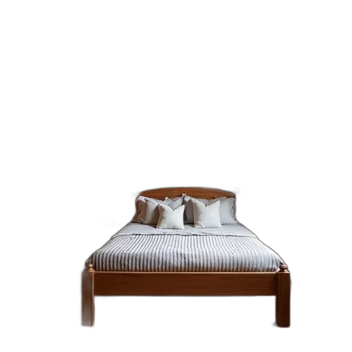 furniture, crown, 3d render, photorealistic, earth tones, cozy, bedroom, stone transparent PNG cut-out