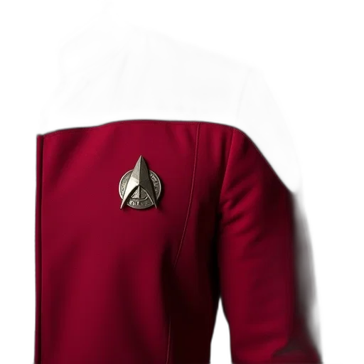 jacket, staff, concept art, 3d render, photorealistic, outer space, red, person transparent PNG cut-out