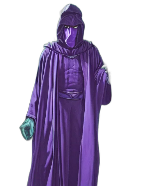 jacket, staff, mask, dress transparent PNG cut-out
