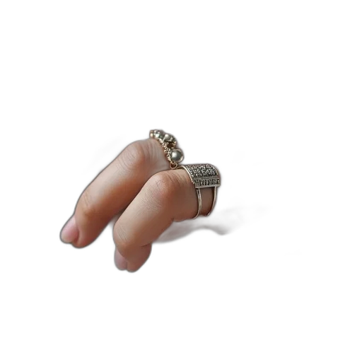 jewelry, weapon, 3d render, silver transparent PNG cut-out