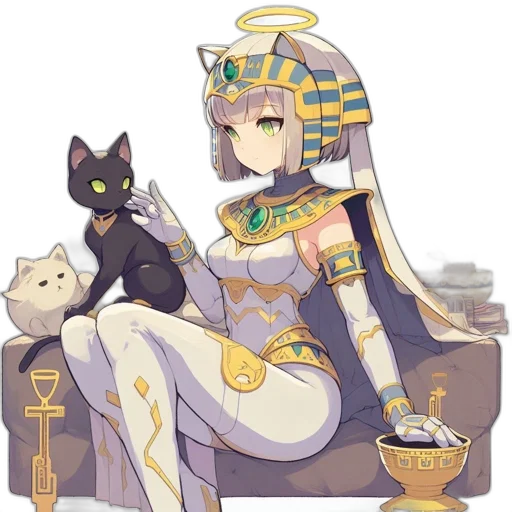 staff, jewelry, animal, crown, pixel art, anime, fantasy art, concept art transparent PNG cut-out