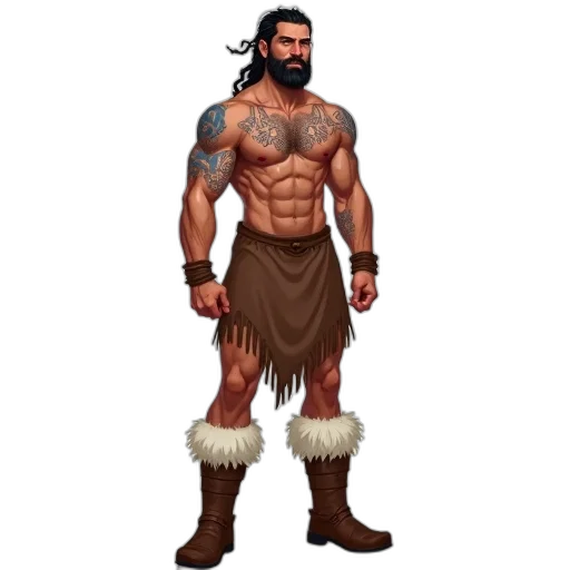 animal, fantasy art, concept art, pixel art, comic book art, digital, illustration, muscular transparent PNG cut-out