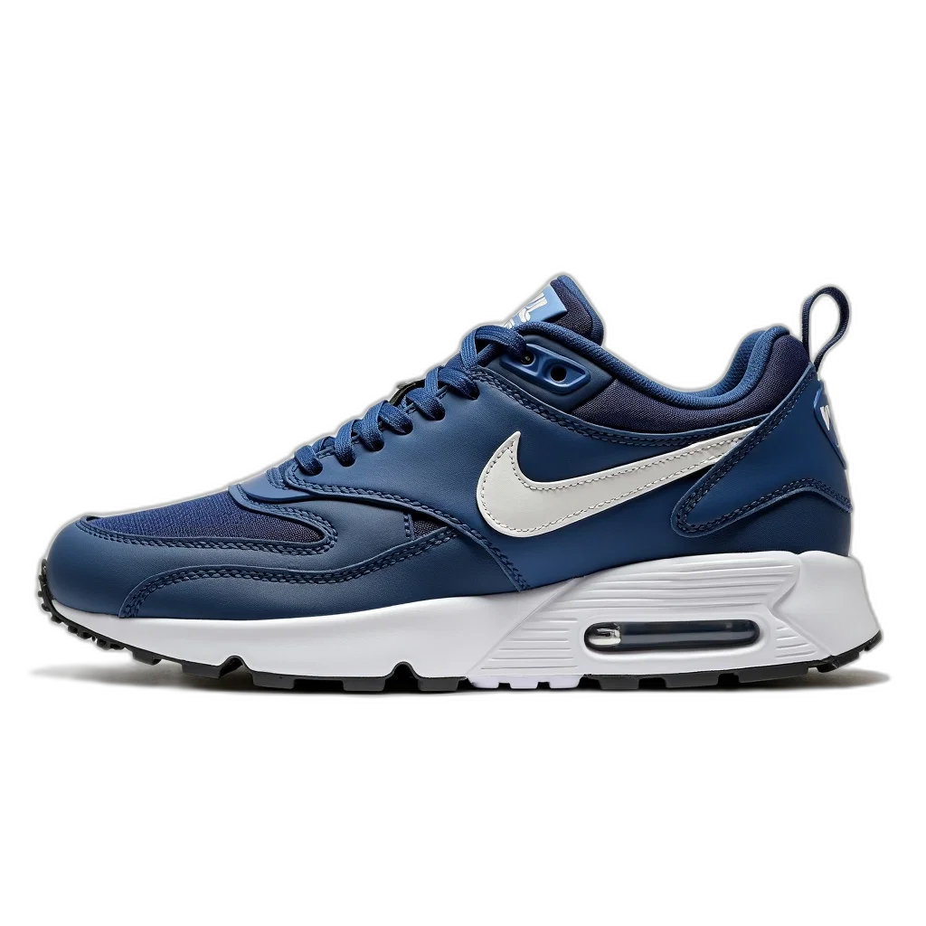 shoes, 3d render, close-up, single, blue, grey, nike, sneaker transparent PNG cut-out