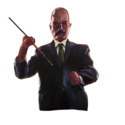 staff, mask, weapon, jacket transparent PNG cut-out