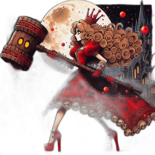 dress, concept art, fantasy art, comic book art, pixel art, red, image, regally transparent PNG cut-out