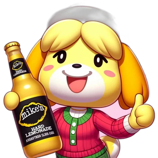 bottle, animal, 3d render, pixel art, concept art, anthropomorphic, dog, wears transparent PNG cut-out