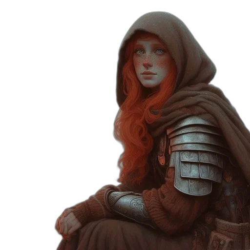 face, sword, jacket, fantasy art, concept art, photorealistic, comic book art, fire transparent PNG cut-out