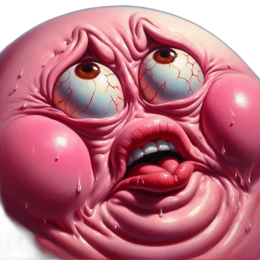 face, mask, creature, animal, photorealistic, 3d render, concept art, comic book art transparent PNG cut-out