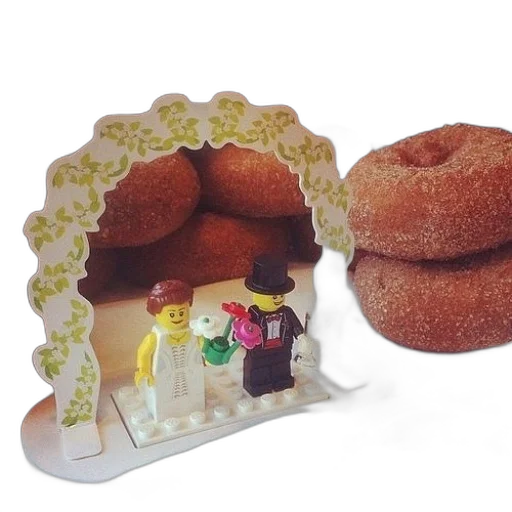 food, furniture, crown, 3d render, wedding, cake, lego, bride transparent PNG cut-out