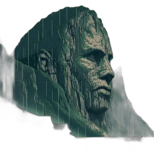 face, mask, creature, crown, concept art, 3d render, fantasy art, photorealistic transparent PNG cut-out