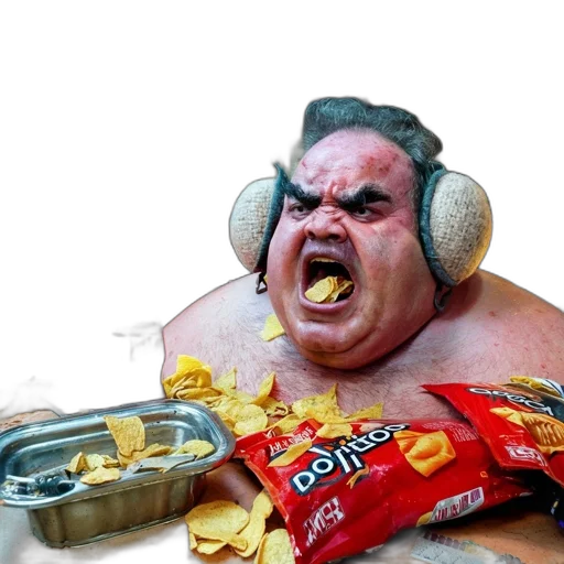 food, creature, animal, mask, photorealistic, concept art, 3d render, man transparent PNG cut-out