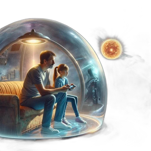 concept art, fantasy art, comic book art, cyberpunk, outer space, underwater, fire, fog transparent PNG cut-out