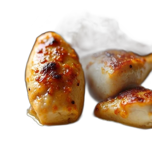 food, photorealistic, 3d render, close-up, view, dish, filled, chicken transparent PNG cut-out