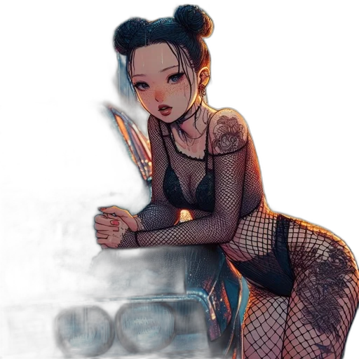 jewelry, dress, mask, robot, cyberpunk, fantasy art, concept art, anime transparent PNG cut-out
