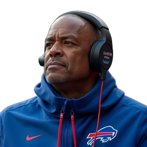 jacket, face, staff, bills, interim, head, coach, chris transparent PNG cut-out