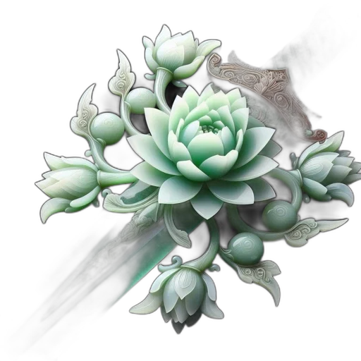 flower, crown, staff, dragon, photorealistic, concept art, fantasy art, watercolor transparent PNG cut-out
