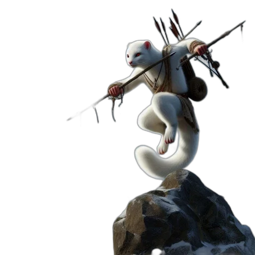 sword, staff, weapon, dragon, concept art, 3d render, fantasy art, anthropomorphic transparent PNG cut-out