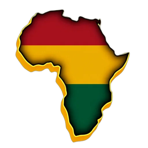 map, africa, continent, african transparent PNG cut-out