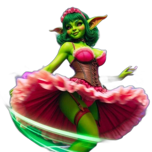concept art, fantasy art, 3d render, pixel art, green, character, skin, large transparent PNG cut-out