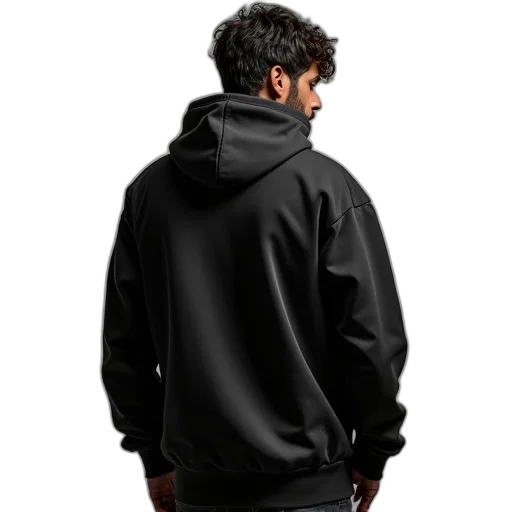 jacket, staff, 3d render, dark transparent PNG cut-out
