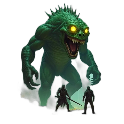 creature, staff, animal, dragon, concept art, fantasy art, comic book art, 3d render transparent PNG cut-out