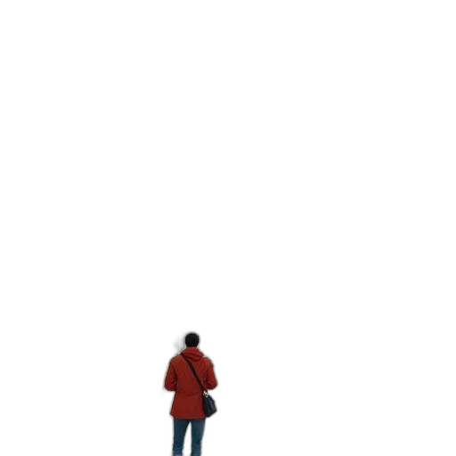 jacket, robot, staff, umbrella transparent PNG cut-out