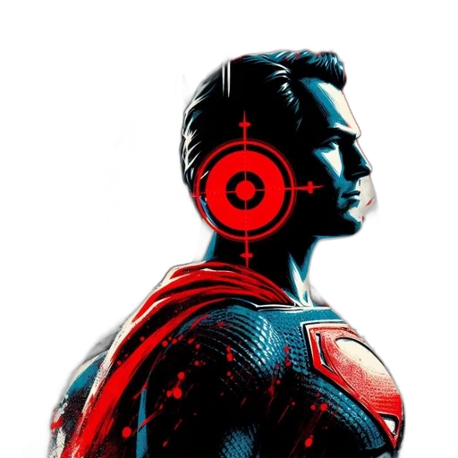 comic book art, concept art, cartoon, photorealistic, image, batman, superman, loom transparent PNG cut-out