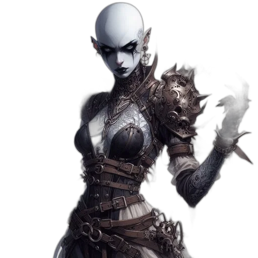 mask, face, staff, dress, concept art, fantasy art, comic book art, photorealistic transparent PNG cut-out