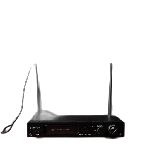 microphone, receiver, front, words transparent PNG cut-out